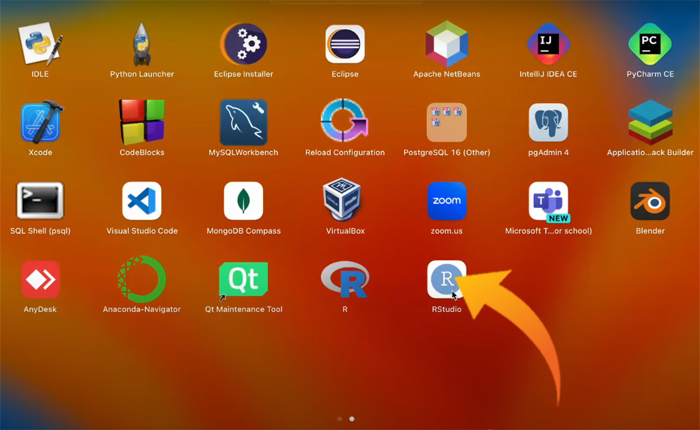 Scarica RStudio su Mac