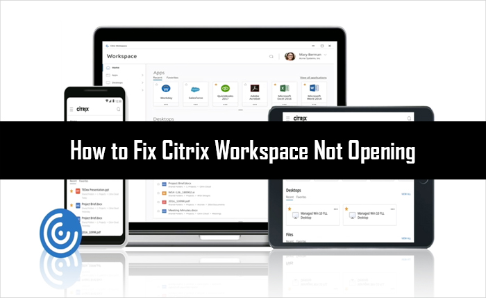 Citrix Workspace non si apre