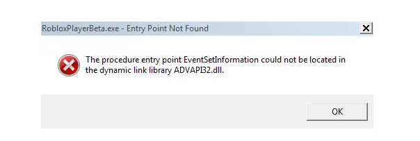 Advapi32.dll error