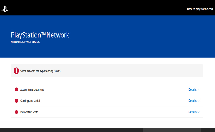 PlayStation Network Not Working