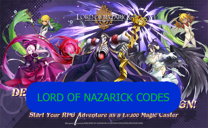 Lord of Nazarick codes