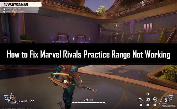 Marvel Rivals Practice Range Not Working