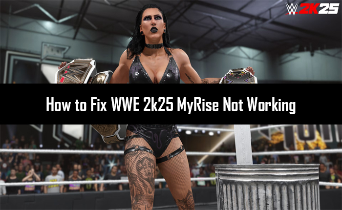 WWE 2k25 MyRise Not Working