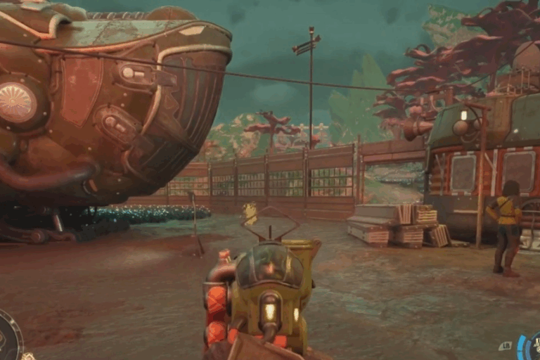 The Outer Worlds 2 – Posizione della pistola a massa biologica scoppiata