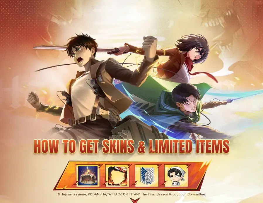 Aggiornamento skin Bang Bang x Attack on Titan: revisione completa del rinnovamento