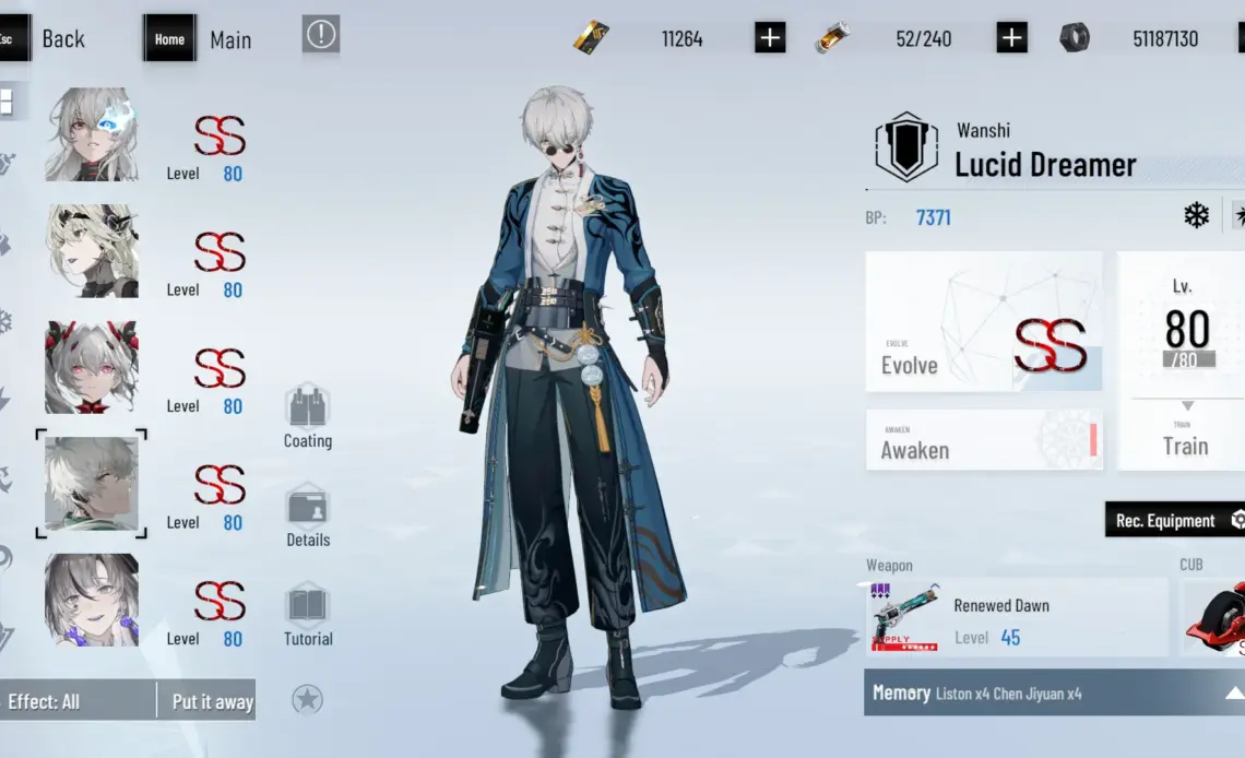 Elenco dei livelli Punishing Grey Raven 2025