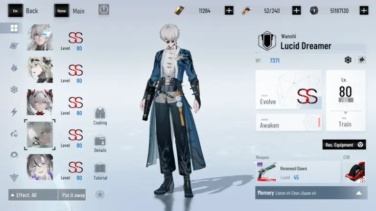 Elenco dei livelli Punishing Grey Raven 2025