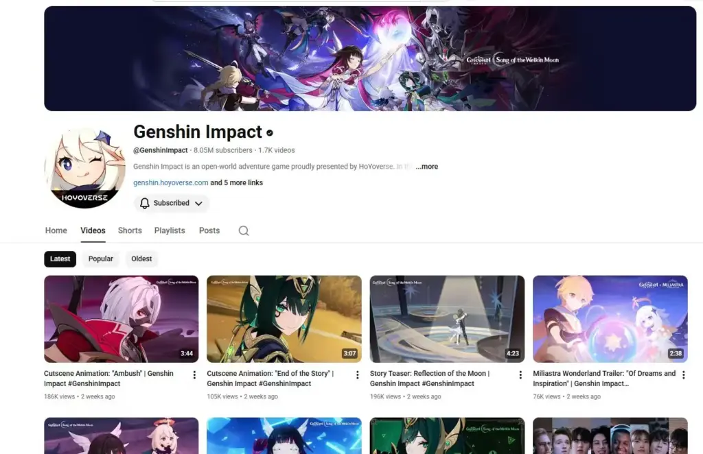 Genshin Impact 6.2 Livestream "Luna III": codice, data e contenuto