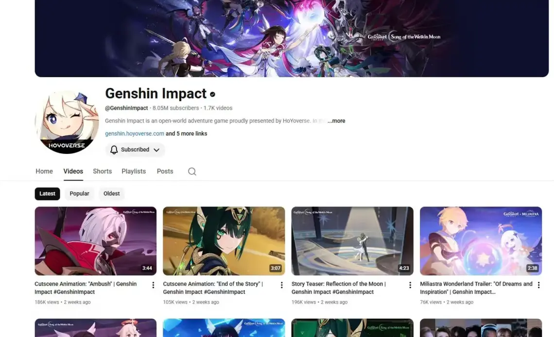 Genshin Impact 6.2 Livestream "Luna III": codice, data e contenuto