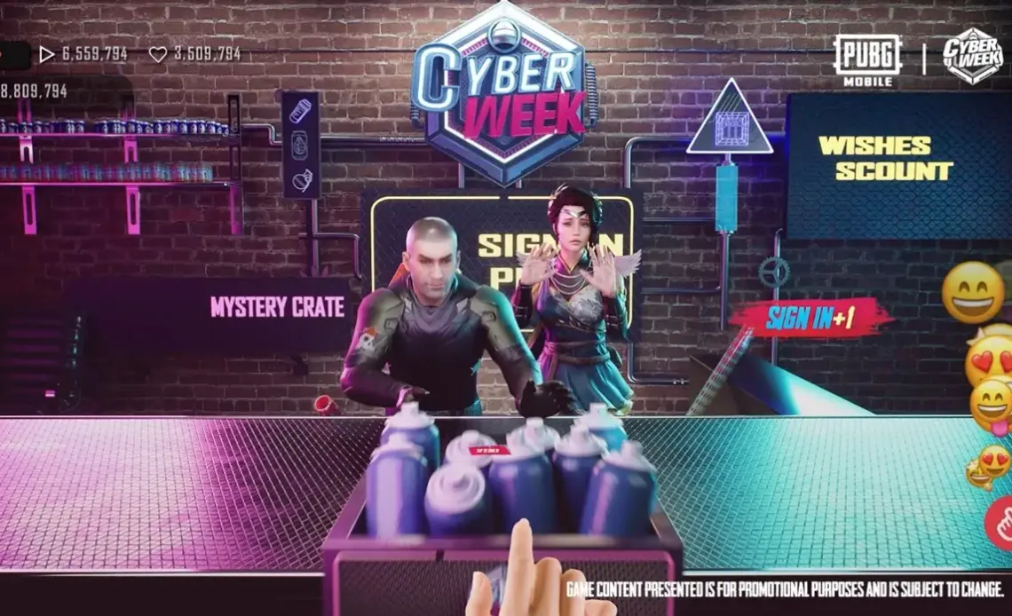 PUBG Mobile Cyber ​​Week: premi ed eventi trapelati!