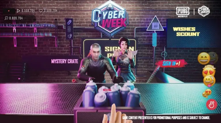 PUBG Mobile Cyber ​​Week: premi ed eventi trapelati!