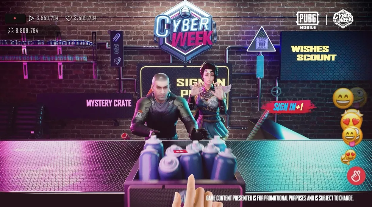 PUBG Mobile Cyber ​​Week: premi ed eventi trapelati!