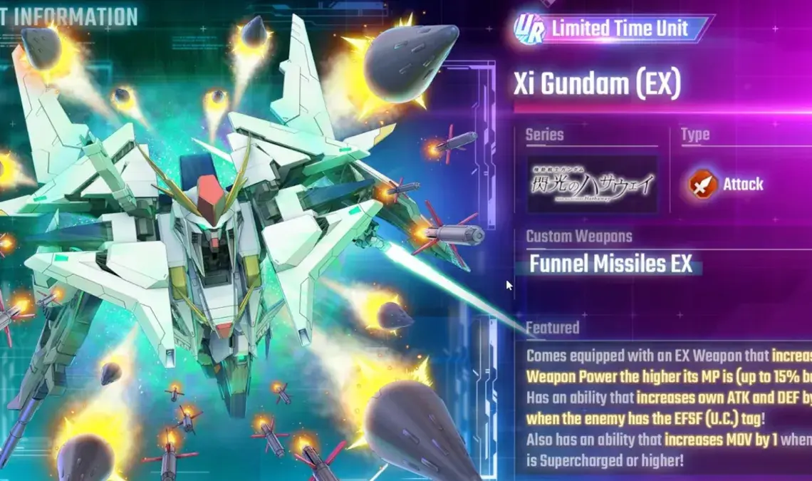 Xi Gundam & Penelope - SD Gundam G Eternal Aggiornamento di fine novembre