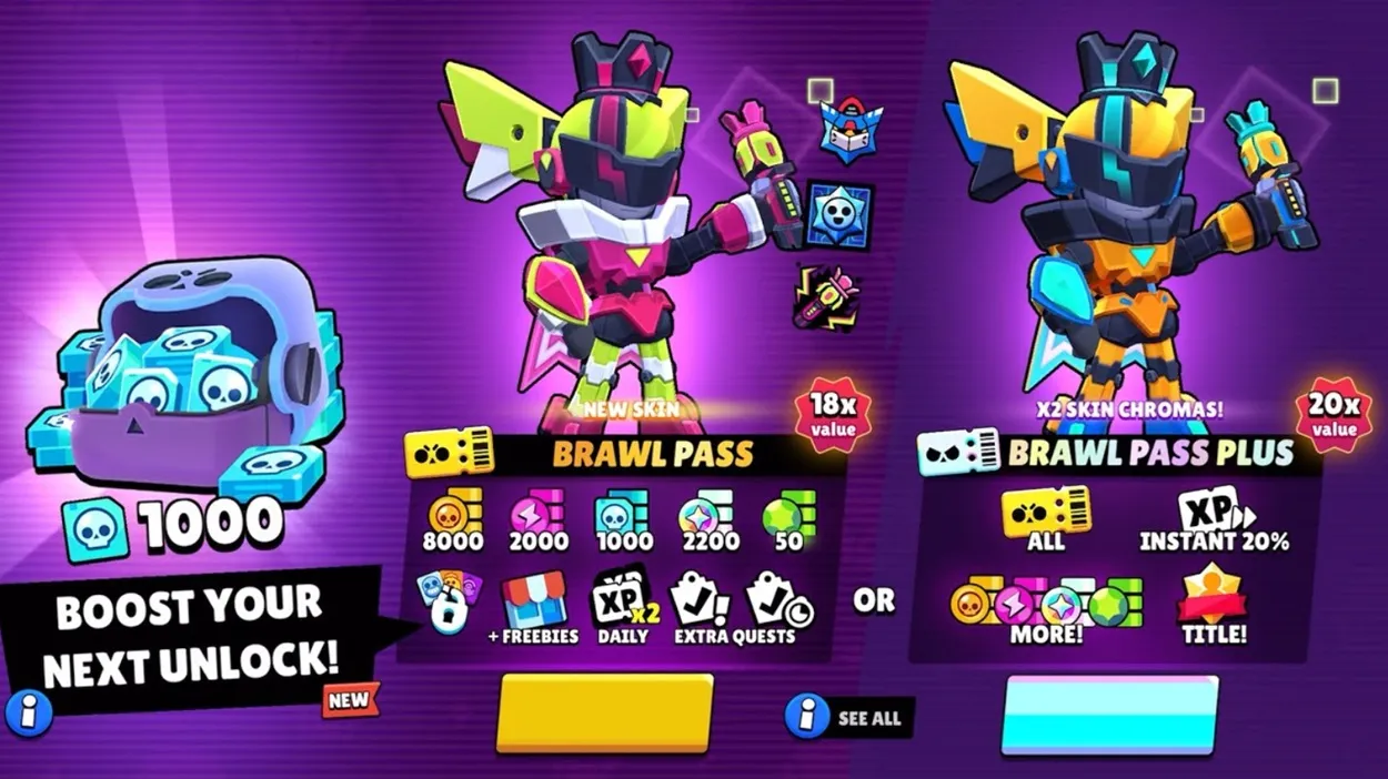 Mechma della stagione 45 di Brawl Stars: tutte le skin e gli aggiornamenti