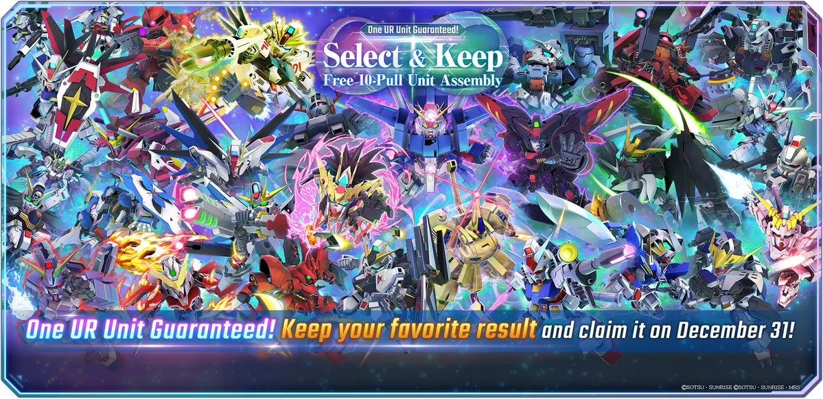 Quali unità vale la pena bloccare? Ten-Pull gratuito in SD Gundam G Generation Eternal