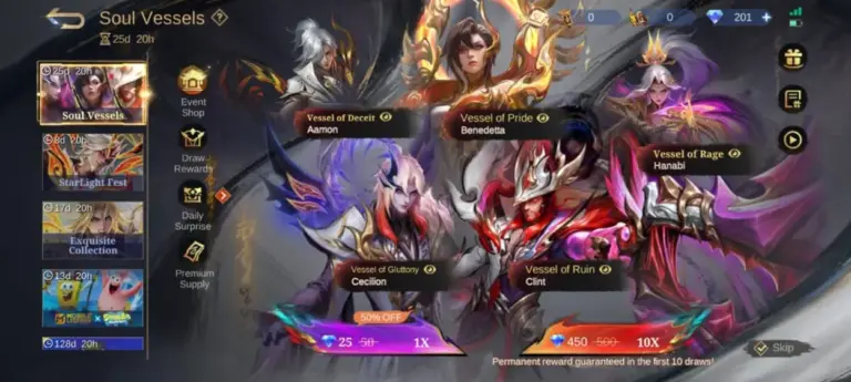 Tutte le skin nuove e vecchie