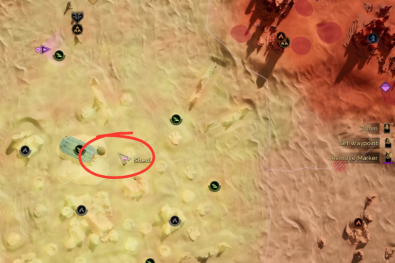 Come ottenere la posizione delle risorse delle scorie irradiate in Dune: Awakening