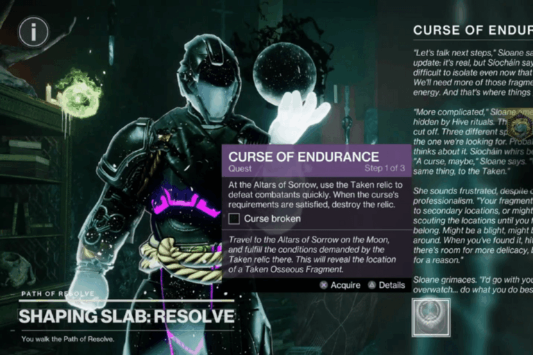 Come spezzare le maledizioni protettive prese in Destiny 2