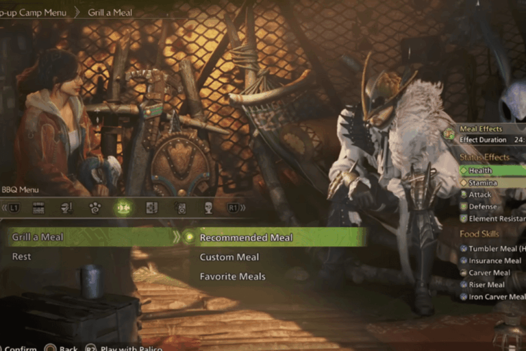 Il miglior cibo da preparare in Monster Hunter Wilds