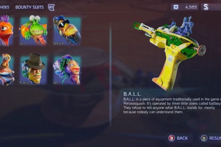 Tutte le posizioni di Ball Guy per Ball Gun – High on Life 2
