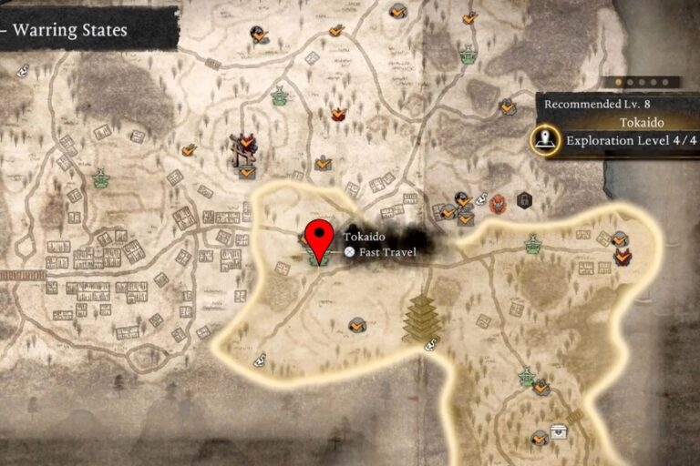 Tutti gli oggetti da collezione Tokaido (Samurai's Locks, Kodama, Hot Springs, Jizo, Scampuss, Secret Skills) – Nioh 3