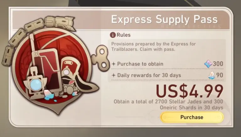 Vale la pena acquistare Express Supply Pass e Nameless Glory in Honkai: Star Rail?