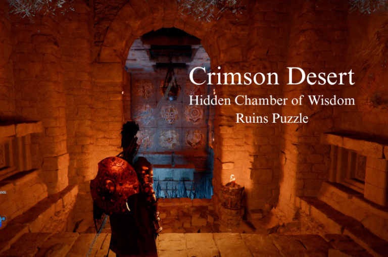 Hidden Chamber of Wisdom Ruins Puzzle Solution - Crimson Desert