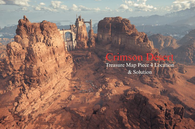 Hidden Treasure Map Piece 4 Location & Solution - Crimson Desert