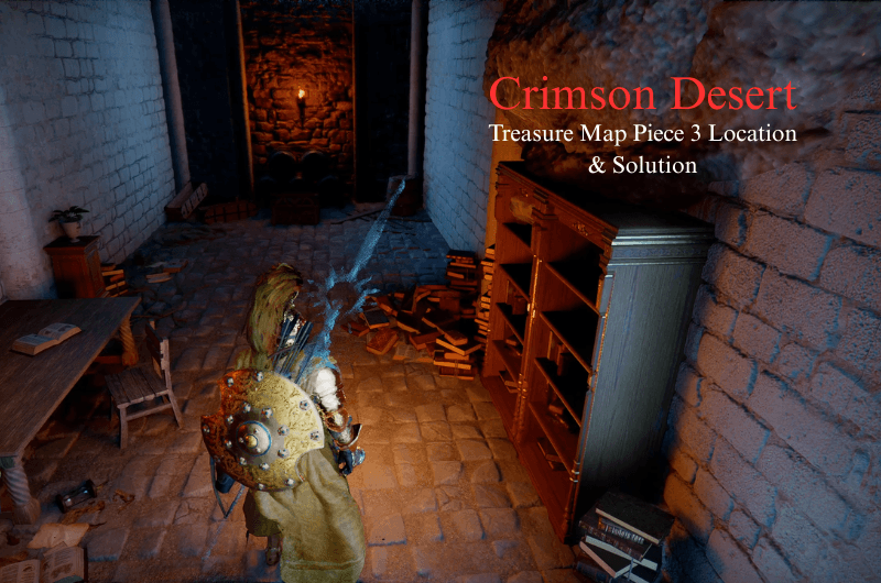 Treasure Map Piece 3 Location & Solution - Crimson Desert