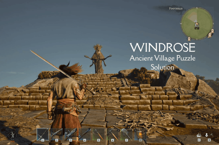 Ancient Village Puzzle Solution - Windrose