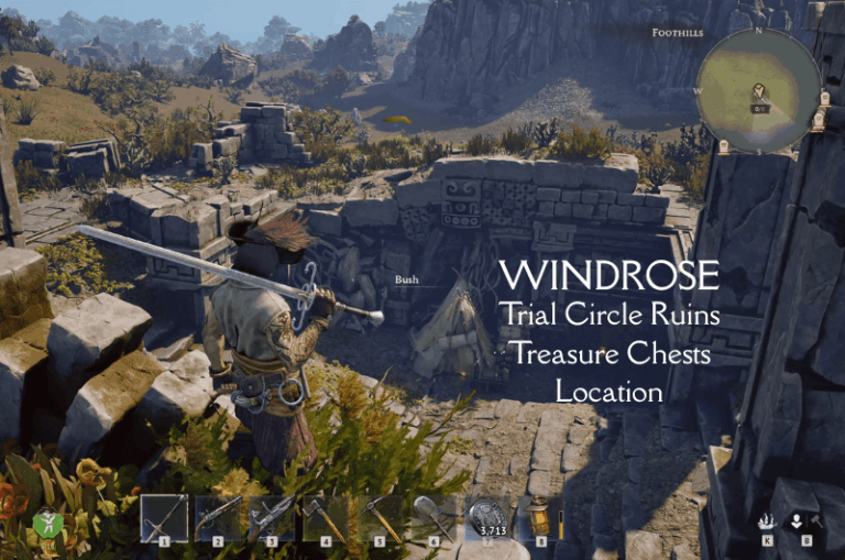 Trial Circle Ruins Treasure Chests Location - Windrose