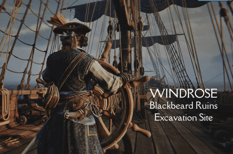 Blackbeard Ruins Excavation Site Treasure Locations - Windrose