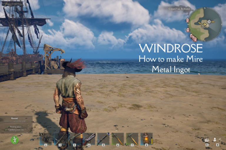 How to Craft Mire Metal Ingots - Windrose