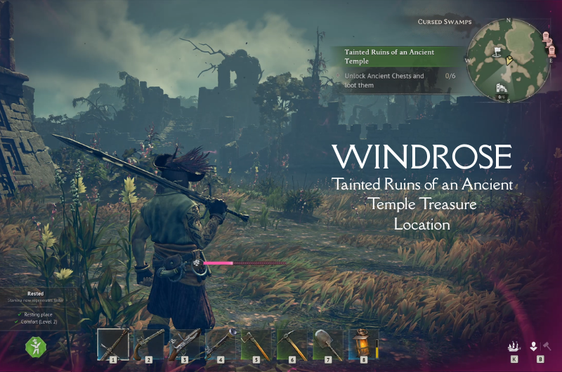 Tainted Ruins of an Ancient Temple Treasure Locations - Windrose