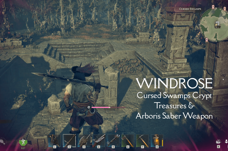 Cursed Swamps Crypt Treasures & Arboris Saber Weapon - Windrose