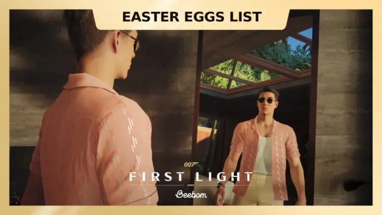 007 First Light easter eggs