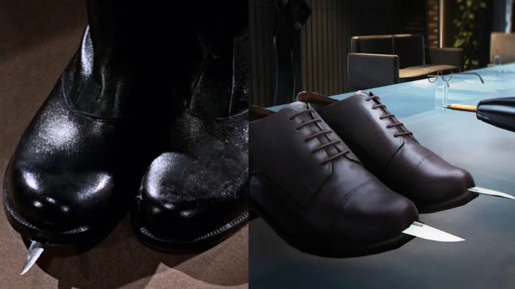 Dagger shoes di Rosa Klebb, omaggio a From Russia with Love