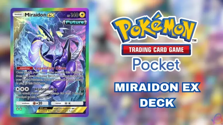 Pokemon TCG Pocket Miraidon EX deck guide