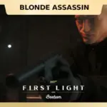 007 First Light blonde assassin identity