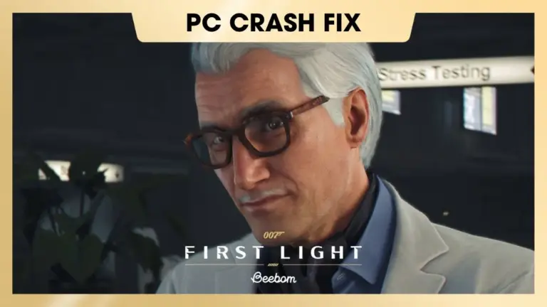 007 First Light PC Crash Fix