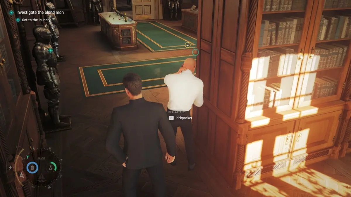 Pickpocket della chiave della cantina con il Dart