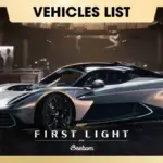 Vehicles in 007 First Light