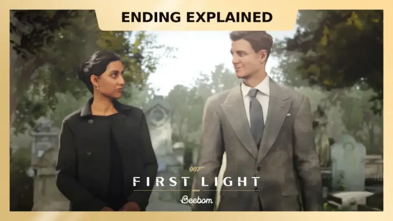 007 first light ending explained