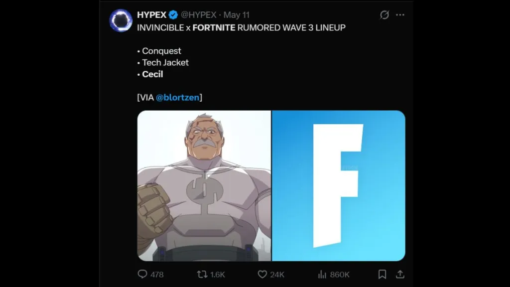 Cecil Stedman da Invincible nel Battle Pass di Fortnite