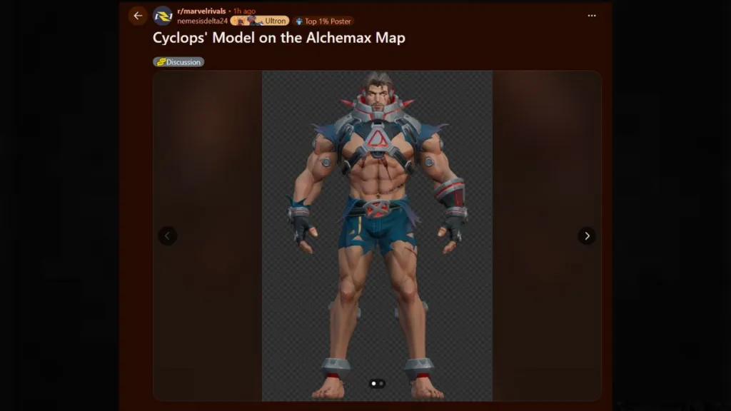 Cyclops nella mappa Alchemax di Marvel Rivals