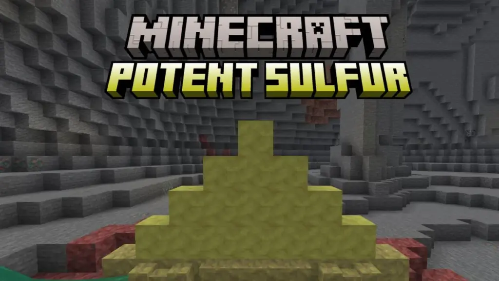 How to Get Potent Sulfur Block in Minecraft