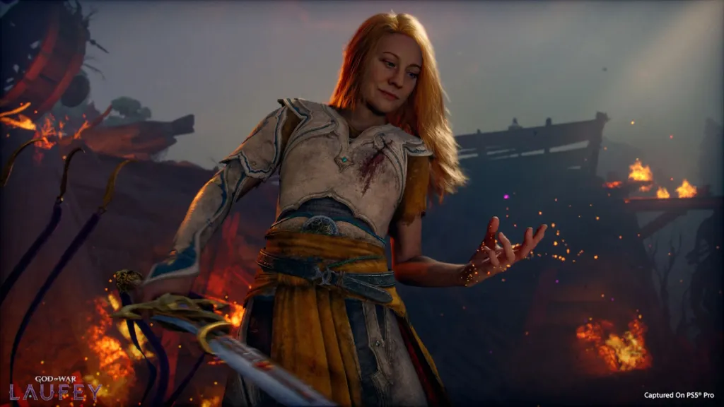 Faye pronta per l'avventura in God of War Laufey