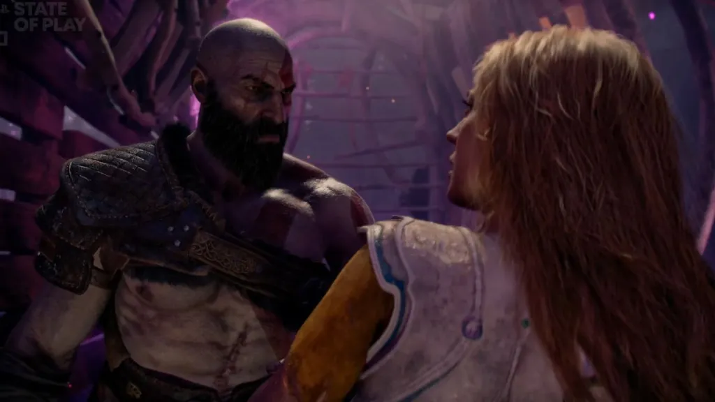 Kratos e Laufey in God of War