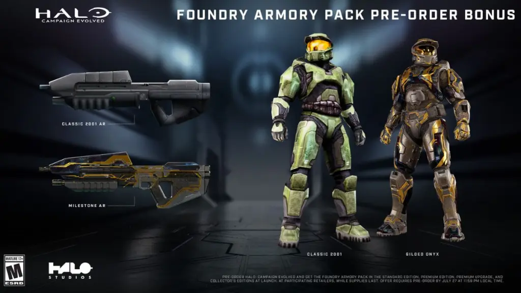 Bonus di pre‑ordine per Halo: Campaign Evolved