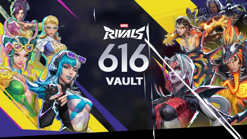 Vault 616 con costumi esclusivi in Marvel Rivals Season 8.5